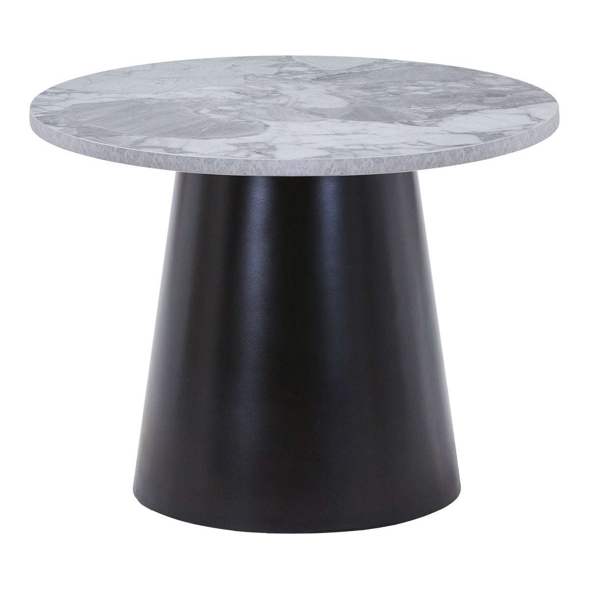 Brito salontafel - Grijs/zwart, melamine/staal/mdf, 60x60x45 cm