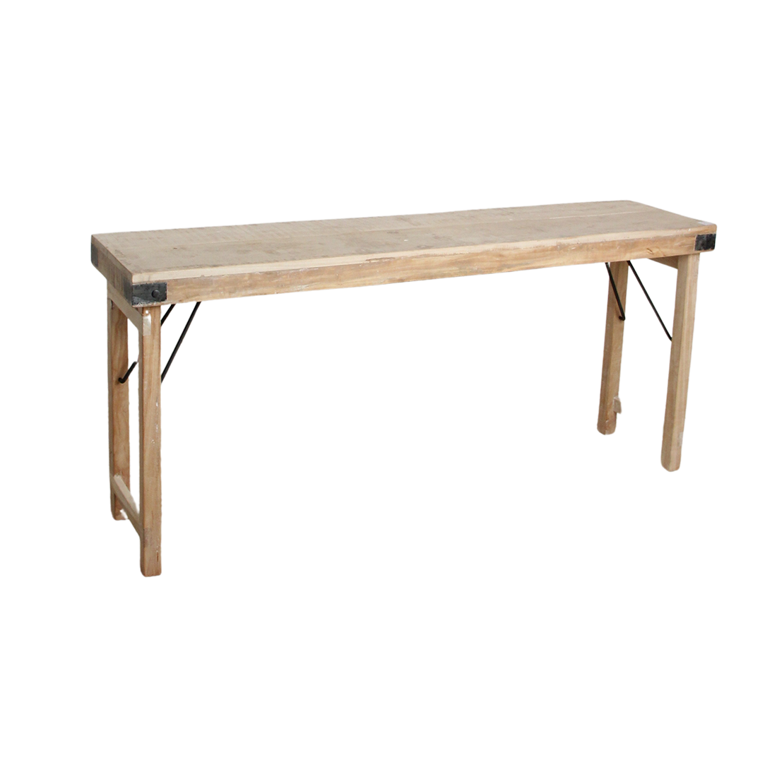Limewash consoletafel/wandtafel inklapbaar