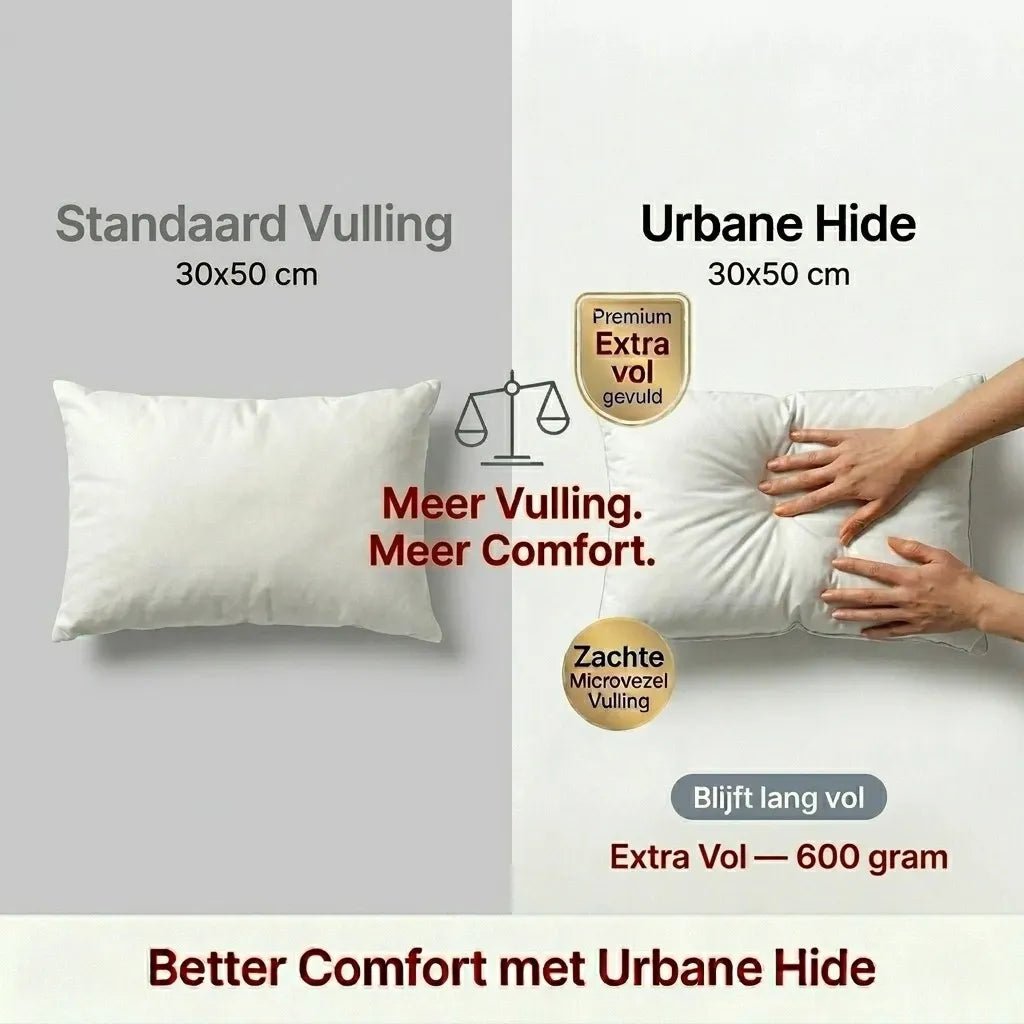 Cushion Insert / Binnenkussen – 30x50cm – Microfiber 600g – 100% Polyester – Urbane Hide