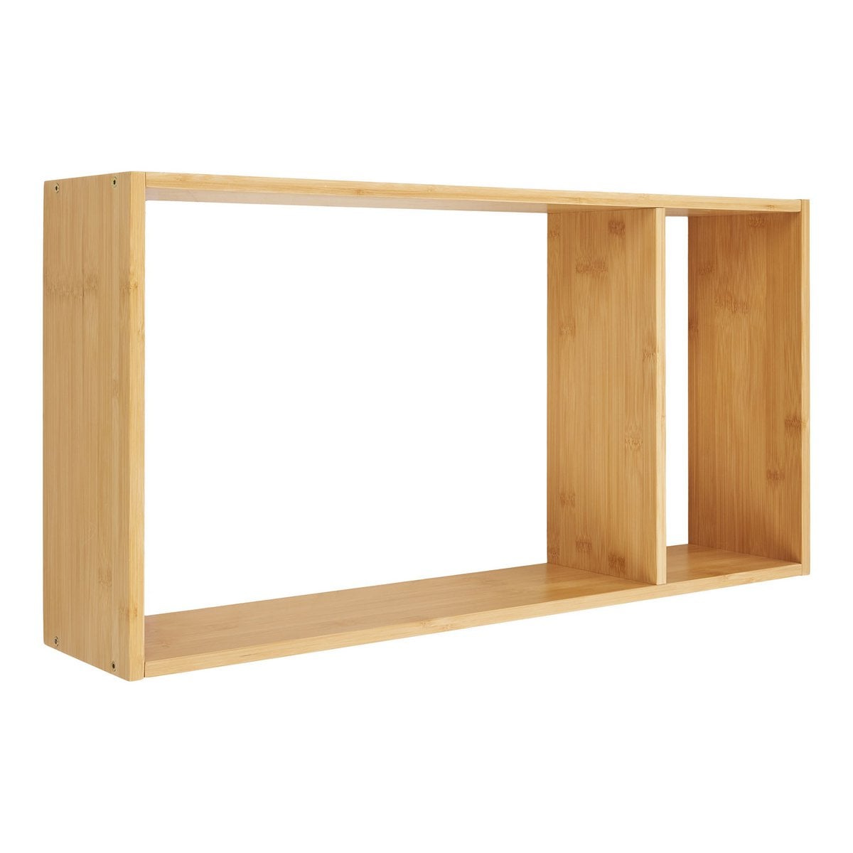 Ember Wandplank - Naturel, Bamboe, 70x15x35,5 cm