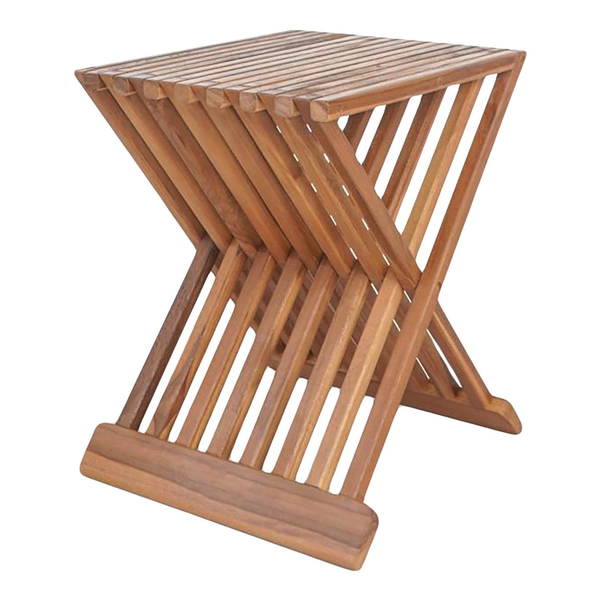 Erto Kruk - Natuurlijk, Teak, 40x35x45 cm