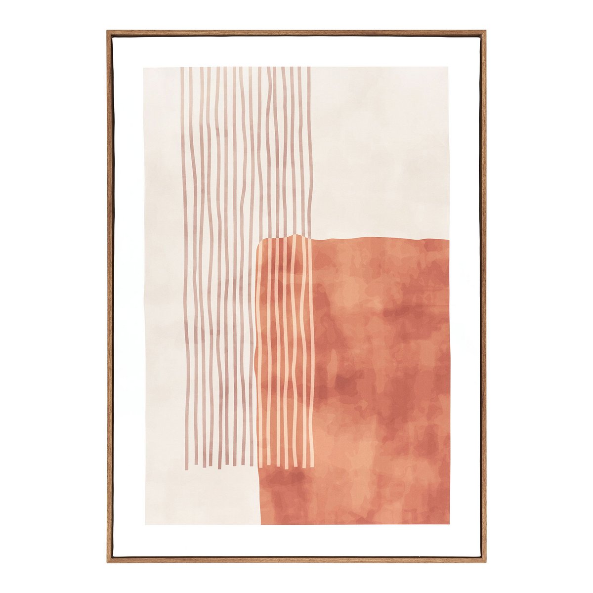 Mina Canvasprint, canvas, beige/bruin, No.1, 50x70 cm
