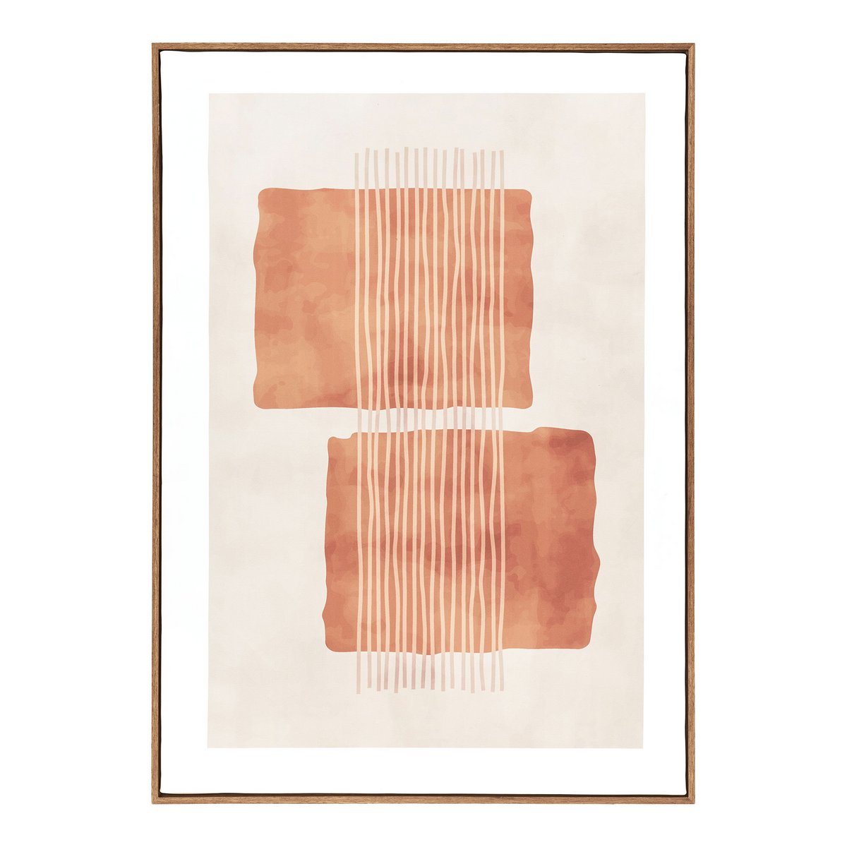 Mina Canvasprint, canvas, beige/bruin, No.2, 50x70 cm