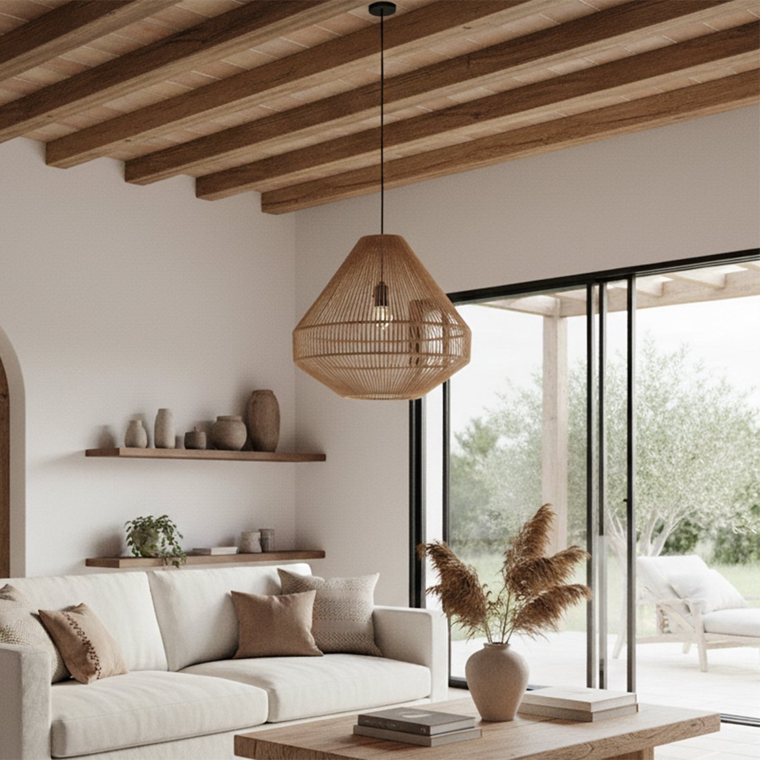 Linea hanglamp Diamond naturel