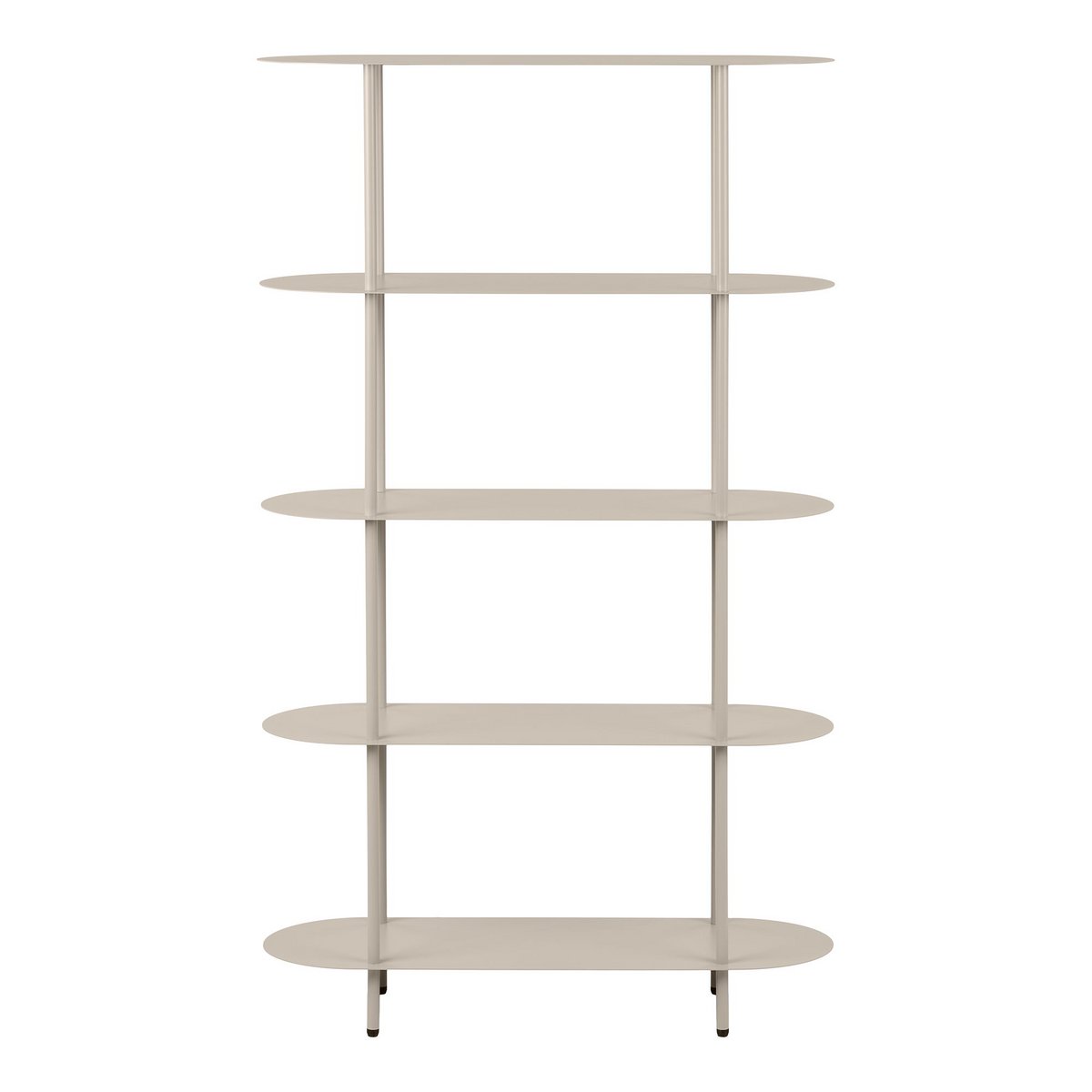 Rieti Open kast, 5 planken, metaal, zand, 31x90x150 cm