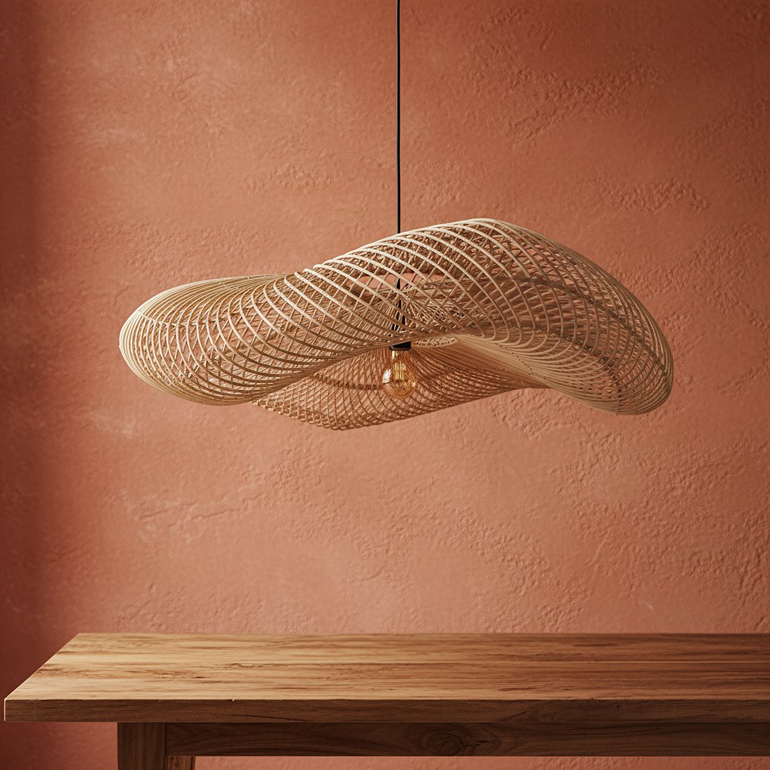 Wave hanglamp naturel XL