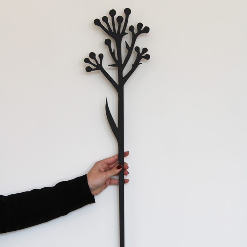 Houten bloem Bessentak