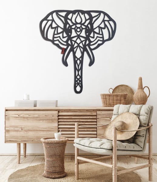 Geometrische Boho Olifant