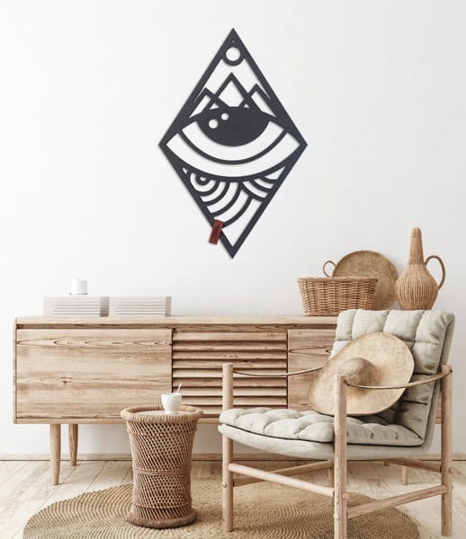 Geometrische Boho Oog