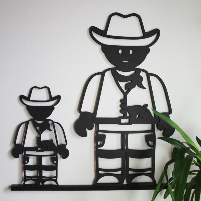 Geometrische Cowboy