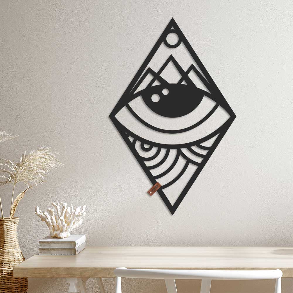 Geometrische Boho Oog