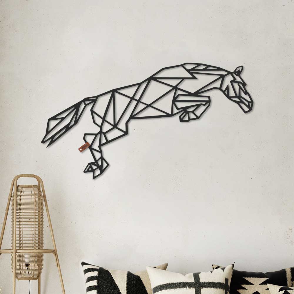Geometrische Springend Paard
