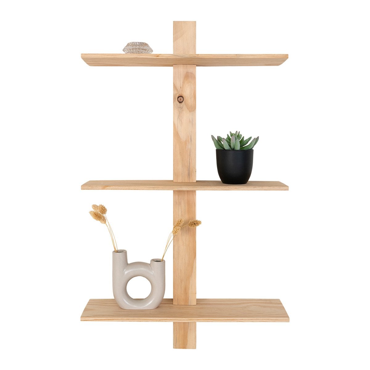 Almelo Plank - Natuurlijk hout, grenenhout, 50x15x83 cm