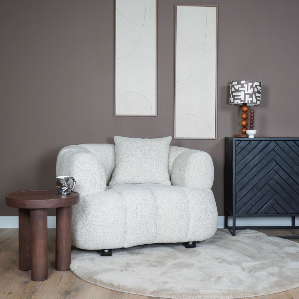 Fauteuil Rocco Beige