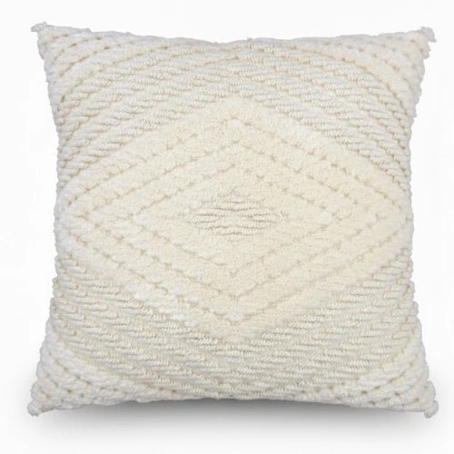 Soft Cream Cushion Cover / Kussenhoes – Boho Pattern – 45x45 cm – Urbane Hide