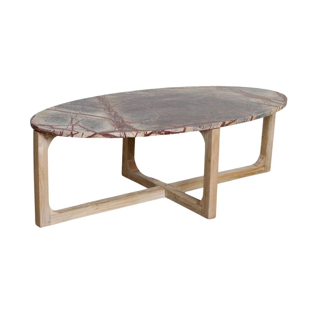 Marmeren salontafel Bizar - 120x60x38 cm