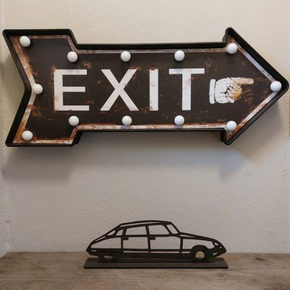 FBRK. Tiny Car - Exit bord