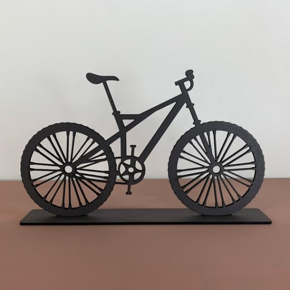FBRK. Tiny Mountainbike zwart 18x30cm